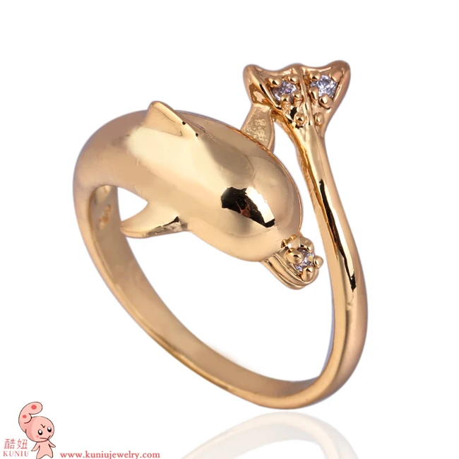 Новое поступление милые кольца с дельфинами для женщин летние ювелирные изделия