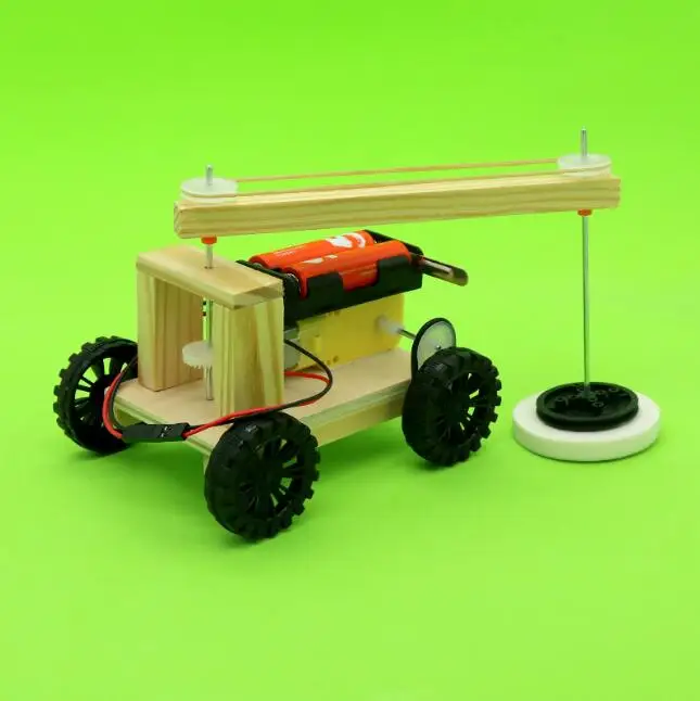 Апреля Du DIY электрическая подметальная Робот Модель физической научный