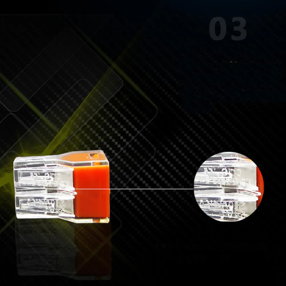 100 шт. PCT-104 push разъем провода для Распределительная коробка 4 pin проводник (wago 773-104)
