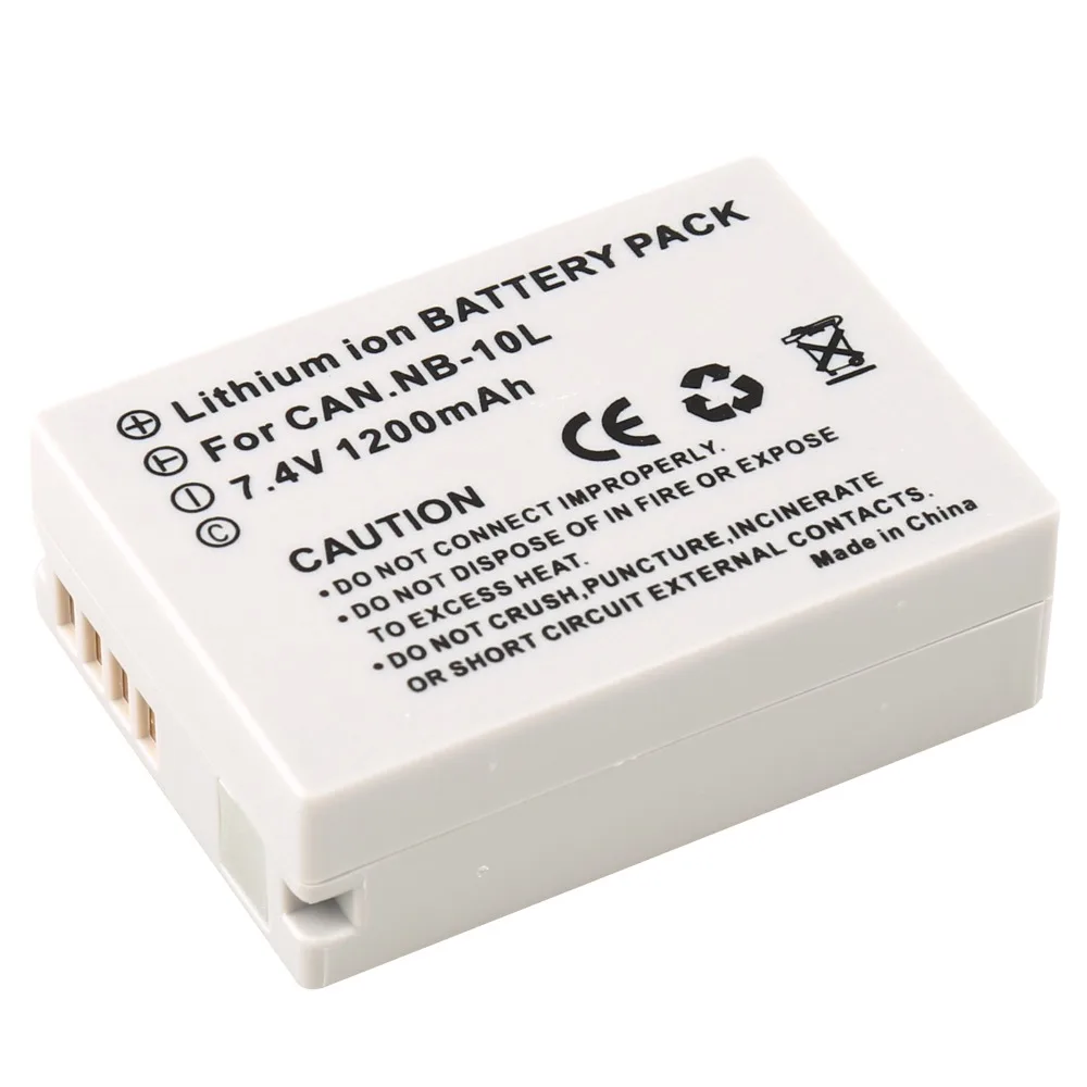 Зарядное устройство PROBTY для фотоаппарата 2 шт. аккумулятора Фотоаппарата Canon G1X G15