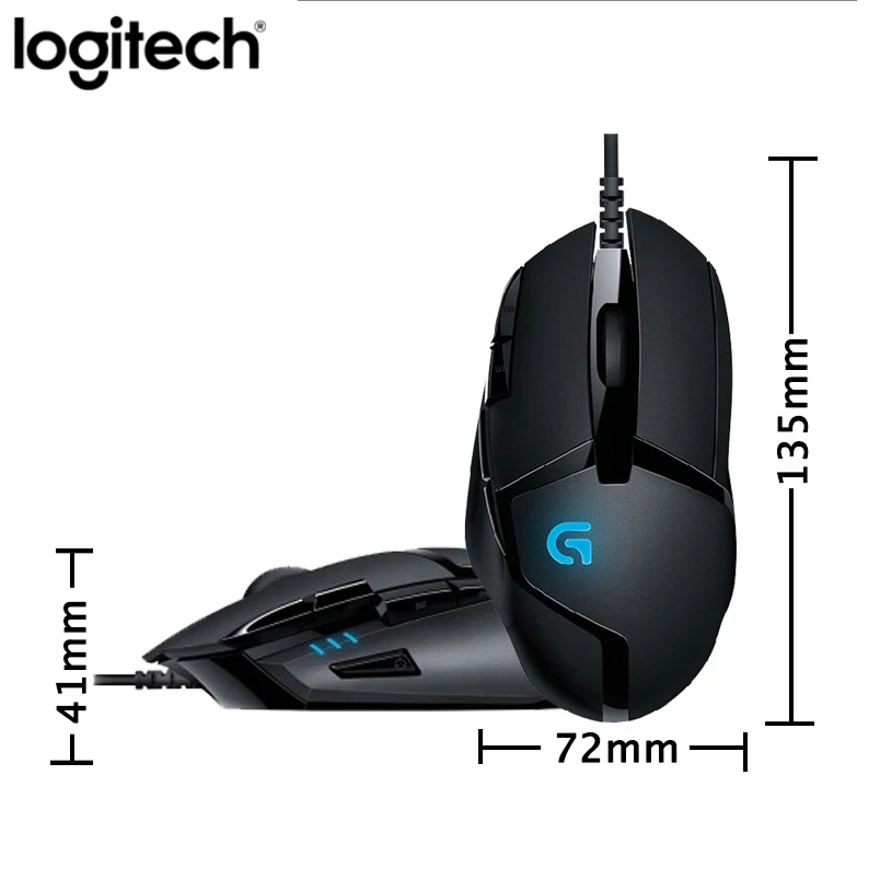 Оригинальная игровая мышь Logitech G402 Hyperion Fury FPS с оптическим 4000 точек/дюйм