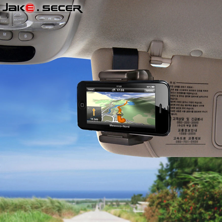 Универсальный автомобильный держатель мобильного телефона 360 Солнцезащитный