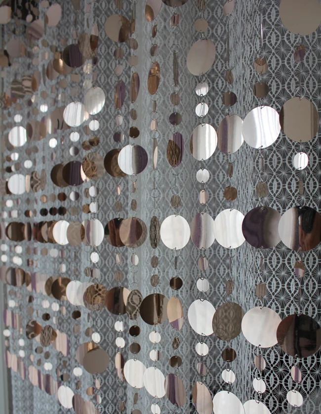DIY модные предметы домашнего обихода пластиковые блестки шторы свадьба сцена макет новоселье праздничные принадлежности