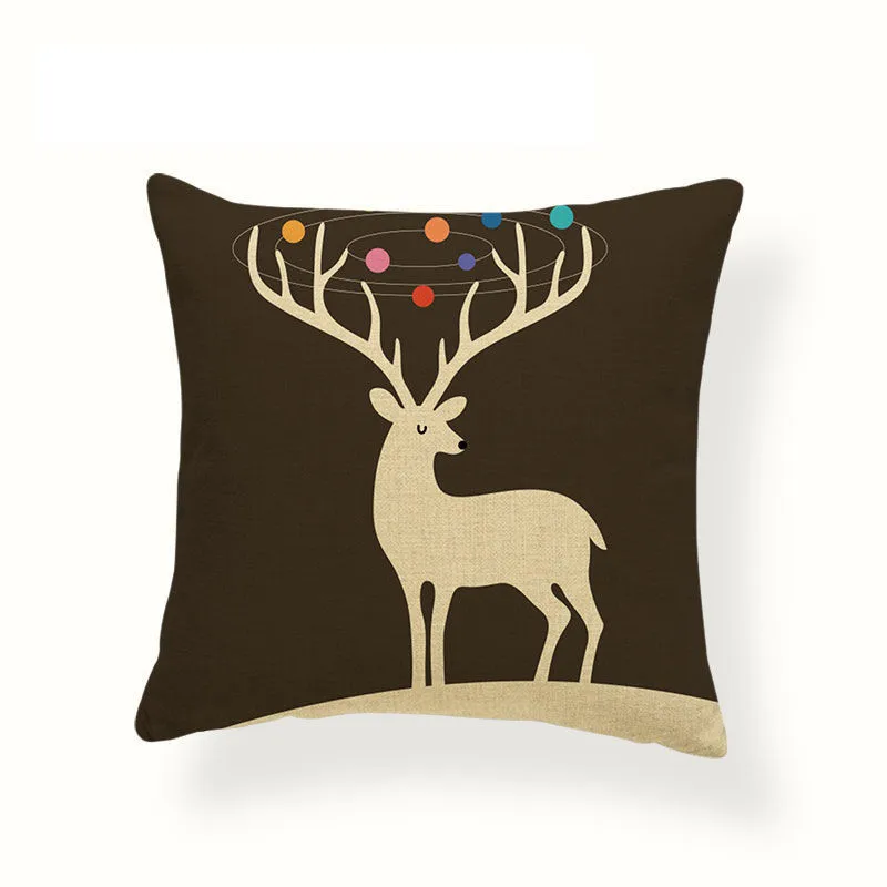 Животные Единорог синяя Подушка панда лиса волк кролик птица голубь Пингвин