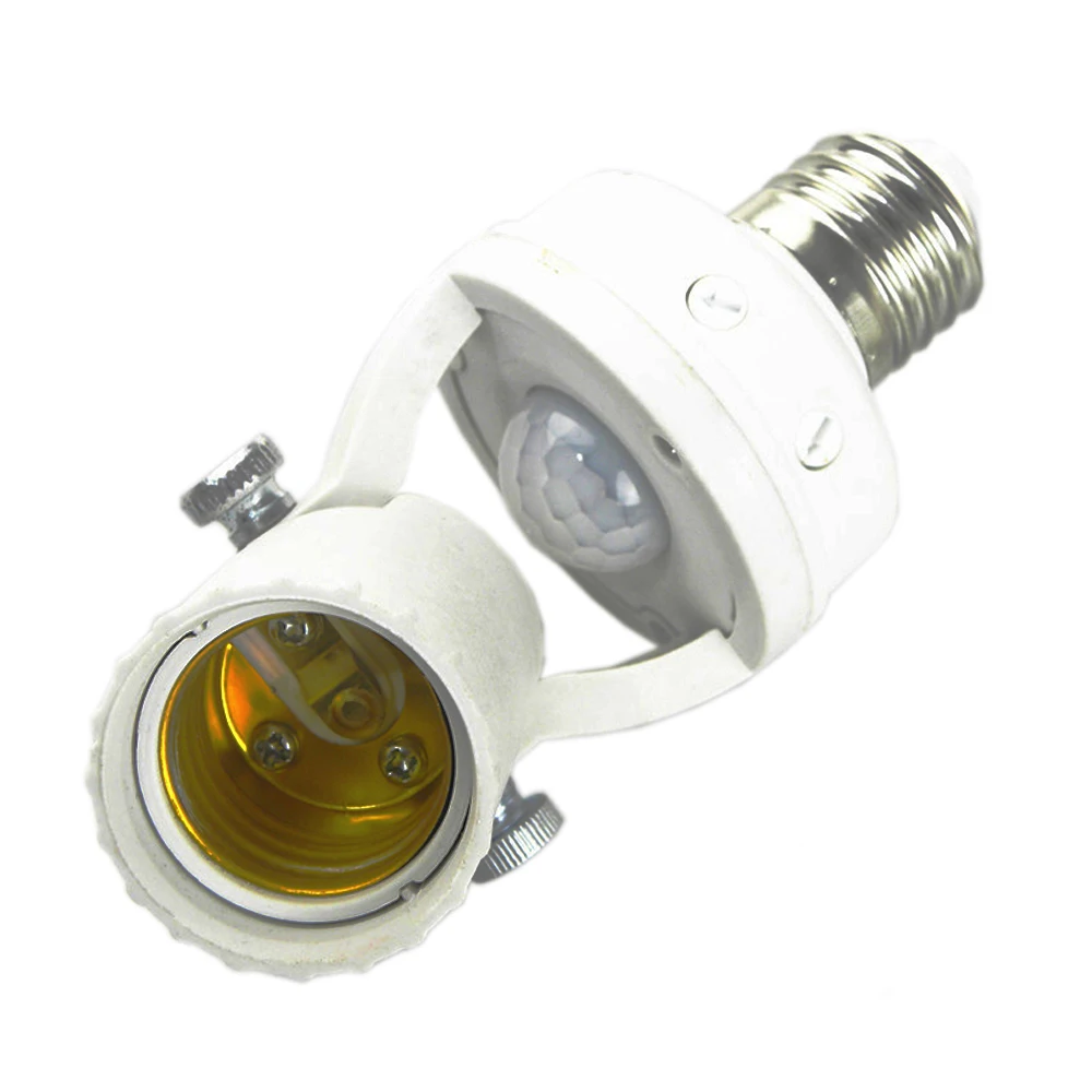 PIR инфракрасный датчик движения человеческого тела E27 держатель лампы