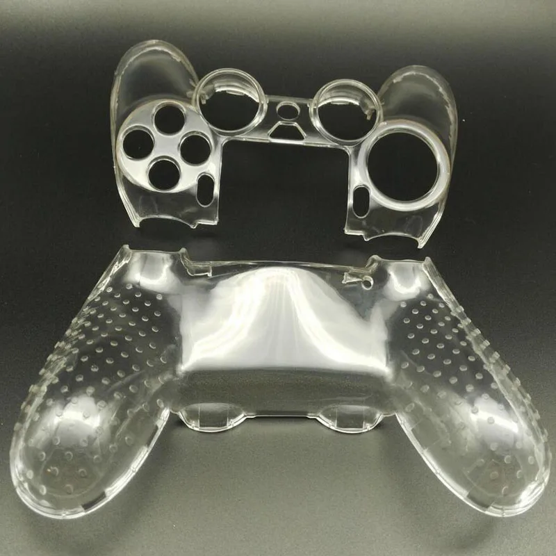 Прозрачный жесткий чехол защитный для контроллера Sony Playstation 4 PS4 DualShock прозрачный