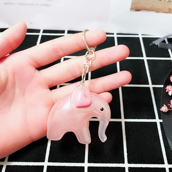 Новый 2019 слон плюшевый брелок для ключей Детская плюшевая фигурка-кукла ключ