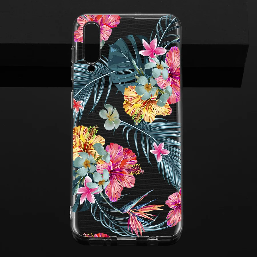 Мягкие цветы кейс из ТПУ для телефона с изображением цветов samsung Galaxy S10 S9 S8 Plus Note 9