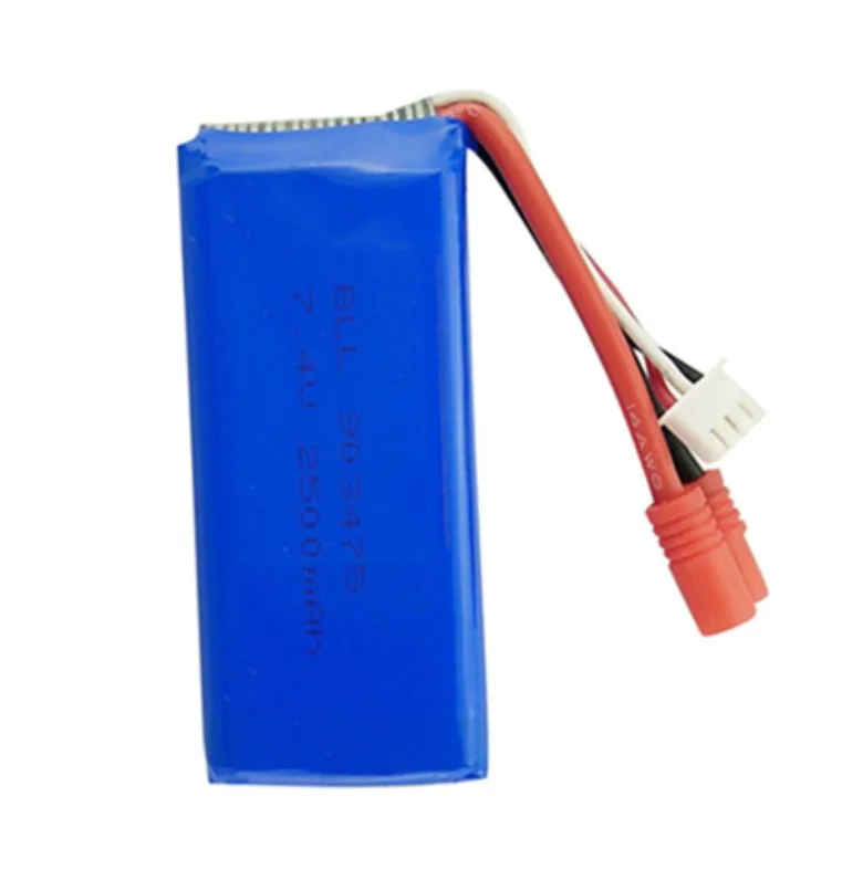 4 шт. новый большой Батарея SYMA X8C X8W X8G X8HC X8HG X8HW 2 S 7.4 В 2500 мАч 25C lipo батарея вертолет