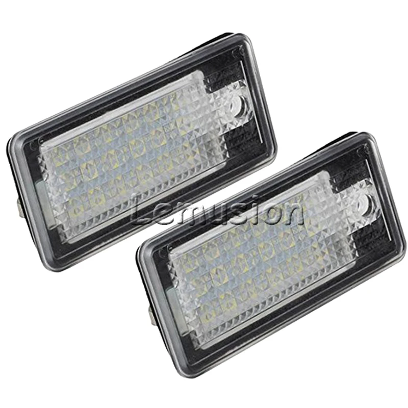 1 пара Автомобильный светодиодный номерной знак светильник 12V SMD СВЕТОДИОДНЫЙ