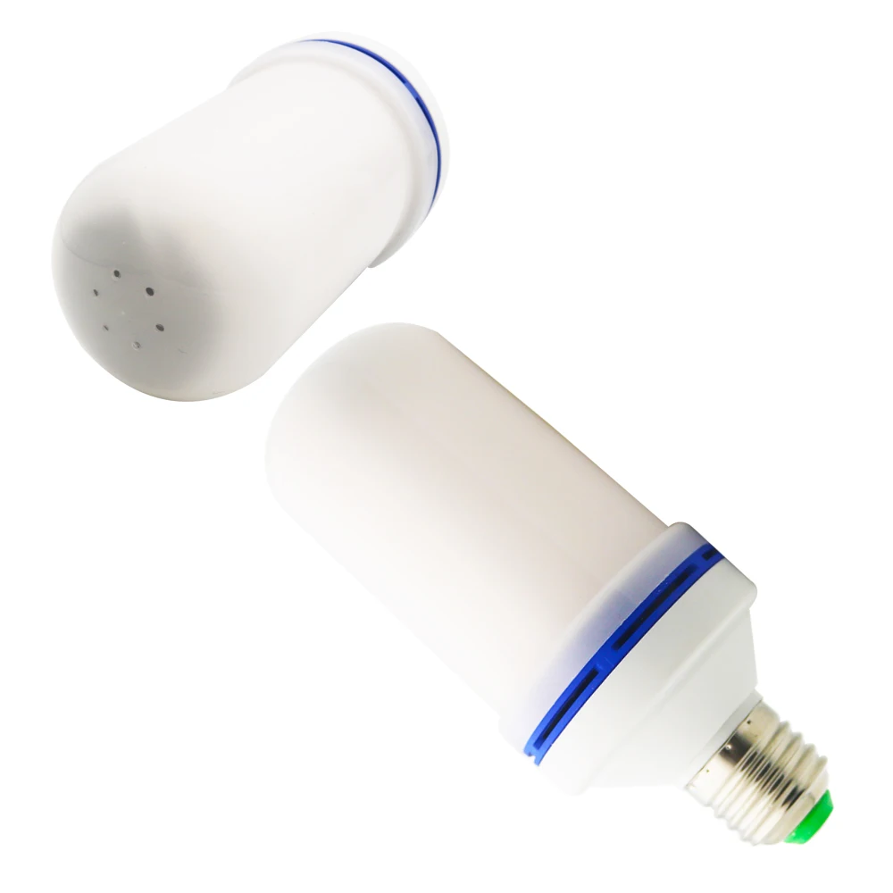 Новинка 2018 Светодиодная лампа E27 E26 2835SMD с эффектом пламени светильник почки огня
