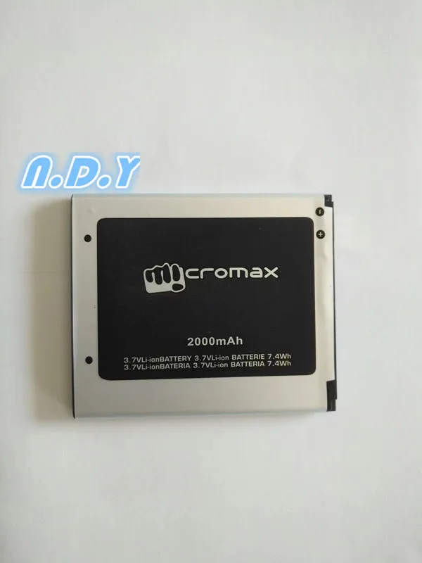 Новое высокое качество 2000 мА/ч литий ионный аккумулятор Батарея Для Micromax A114 A92 A106