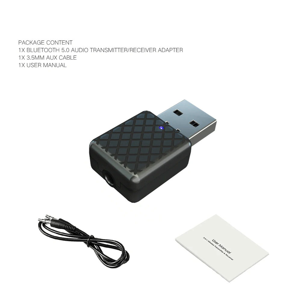 USB Bluetooth 5 0 беспроводной приемник передатчики 3 мм AUX аудио музыка стерео адаптер
