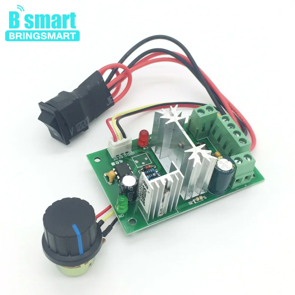 Двигатель постоянного тока Bringsmart CCM6N PWM 12 В регулятор скорости двигателя 6A 6 в 24 30