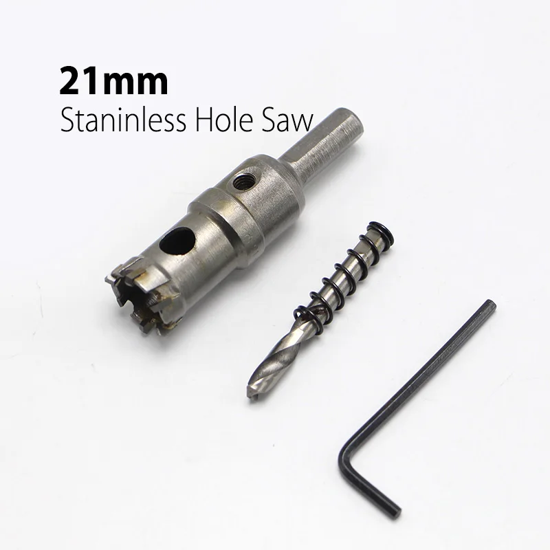 

Высококачественное корончатое сверло из твердого сплава, 21 мм, 0,83 дюйма, буровое долото для металла, универсальный тип