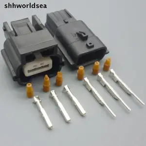 Shhworldsea 530100 наборов 3 way 3p 0,6mm female male автоматический проводной соединитель 7283-8852-30 7282-8852-30