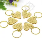 Брелок для ключей с гравировкой, 30 шт., 30 х30 мм