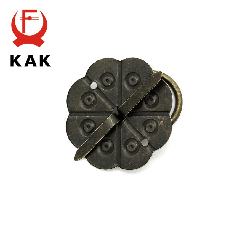 KAK 10 шт. Классическая Бронзовая ручка в виде ящика шкафа двери для мебели