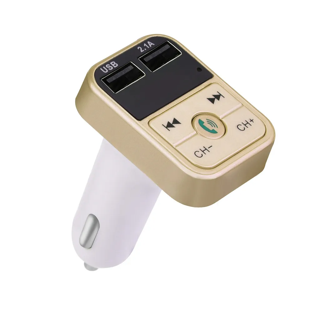 Автомобильный комплект громкой связи беспроводной Bluetooth fm-передатчик ЖК MP3-плеер USB зарядное устройство 2.1A автомобильные аксессуары USB зарядное устройство FM модулятор J10