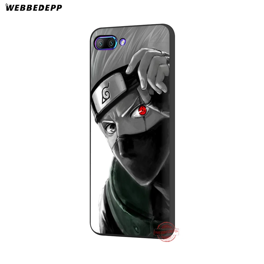 WEBBEDEPP Наруто Какаши японского аниме Мягкий силиконовый чехол для Huawei Honor 8 8C 9 10 Note