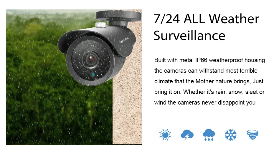LOXCAM HD 1/3 ''SONY сенсор 4MP CCTV камера безопасности AHD 4MP ночного видения IR 30 м видеонаблюдения CCTV камера для AHD DVR