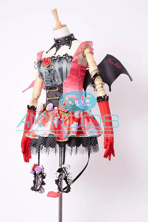 COSPLAYONSEN Love Live! Maki Nishikino Rare Carnival Full Set Uniform Cosplay Costume All Sizes Little Devil Ver new | Тематическая