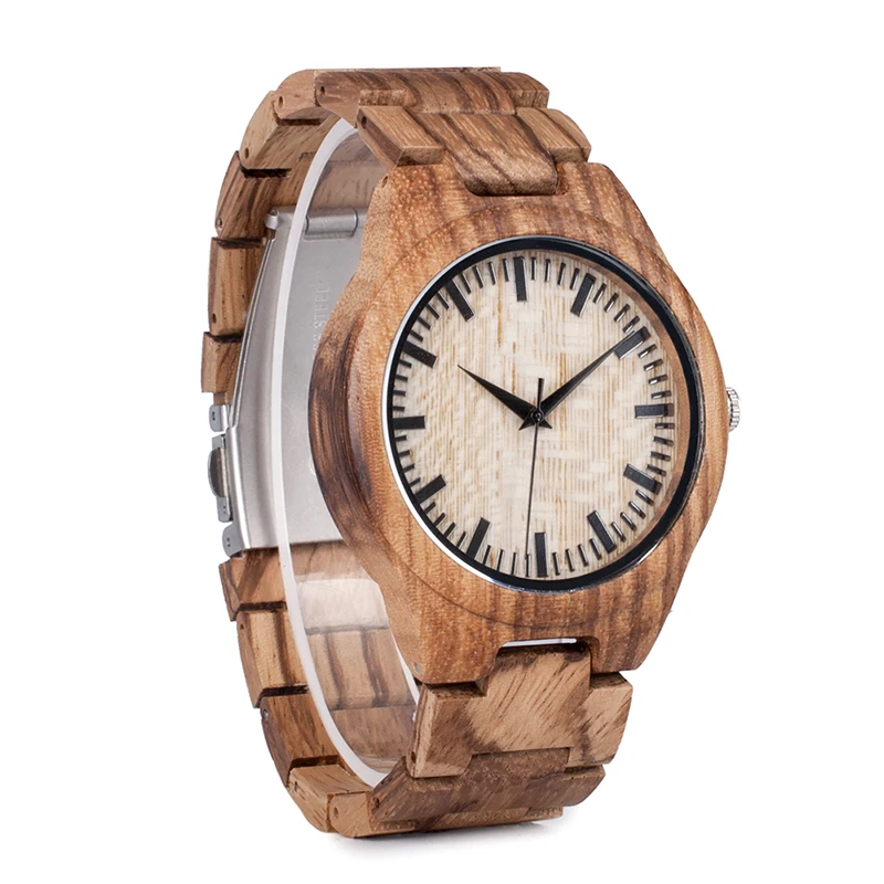 Часы мужские кварцевые с деревянным ремешком и японским механизмом|wristwatch