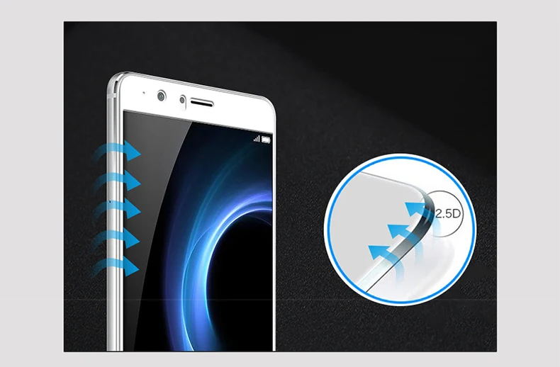 Mocolo пленка из закаленного стекла для Huawei Honor 8 Защита экрана 2.5D изогнутая 0,33 мм Полное покрытие экрана закаленное стекло для Honor 9