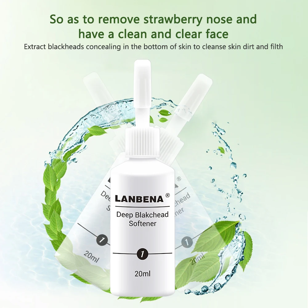 LANBENA глубокое очищение черных точек экспорт для угревой сыпи сужение пор
