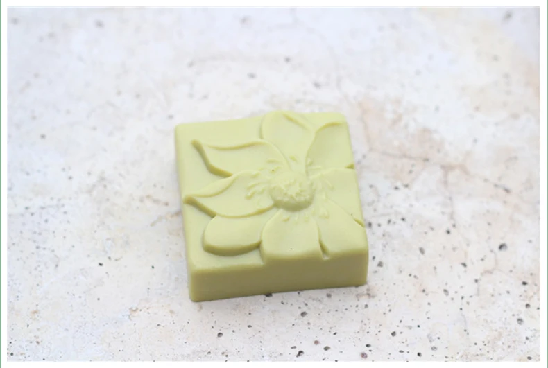 Оптовая продажа! 1 шт. простой цветок (R1043) силиконовые формы для мыла ручной