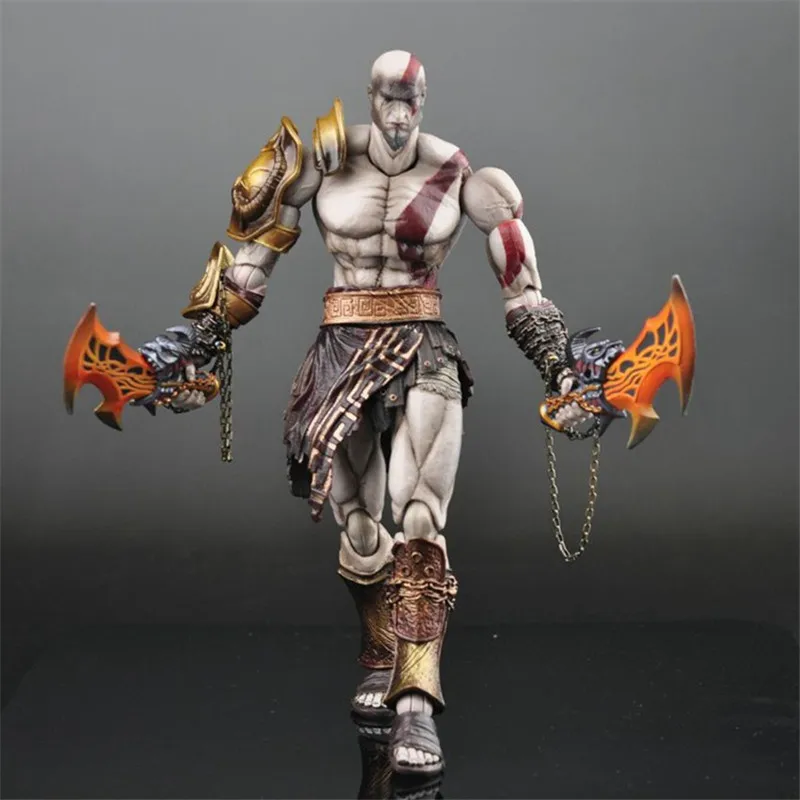 Квадратная игрушечная фигурка Fenix Play KAI God of War Kratos ПВХ 23 см 9,0" Аниме игра игрушка подарок для друзей Коллекционная модель куклы