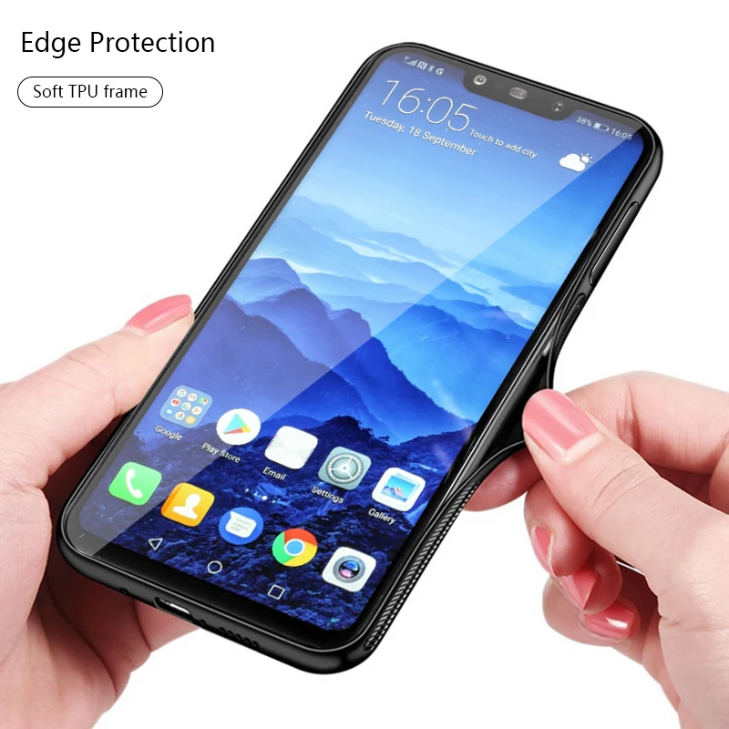 Чехол KEYSION для телефона Huawei Mate 20 Lite Роскошный Глянцевый Мягкий Силиконовый