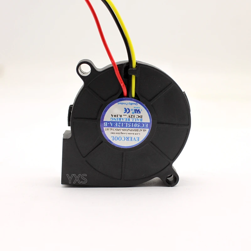 EC5015L12EA-B DC 12V 0.10A 5 см 5015 50*50*15 мм вентилятор охлаждения