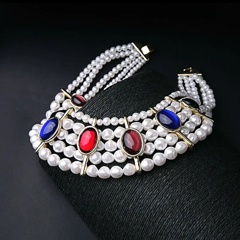 Ши Цзе дизайнерское благородное большое ожерелье воротник имитация