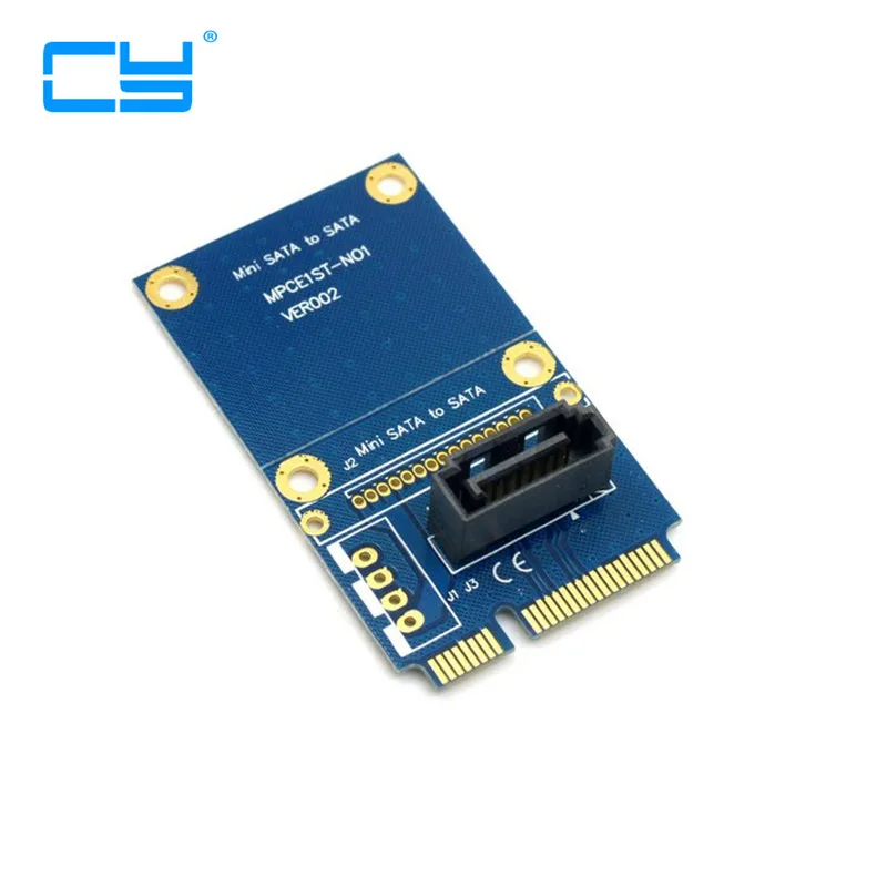 

50mm Mini PCI-E mSATA SSD to SATA 7pin Hard Disk Drive PCBA Adapter MSATA testing PCB Tools