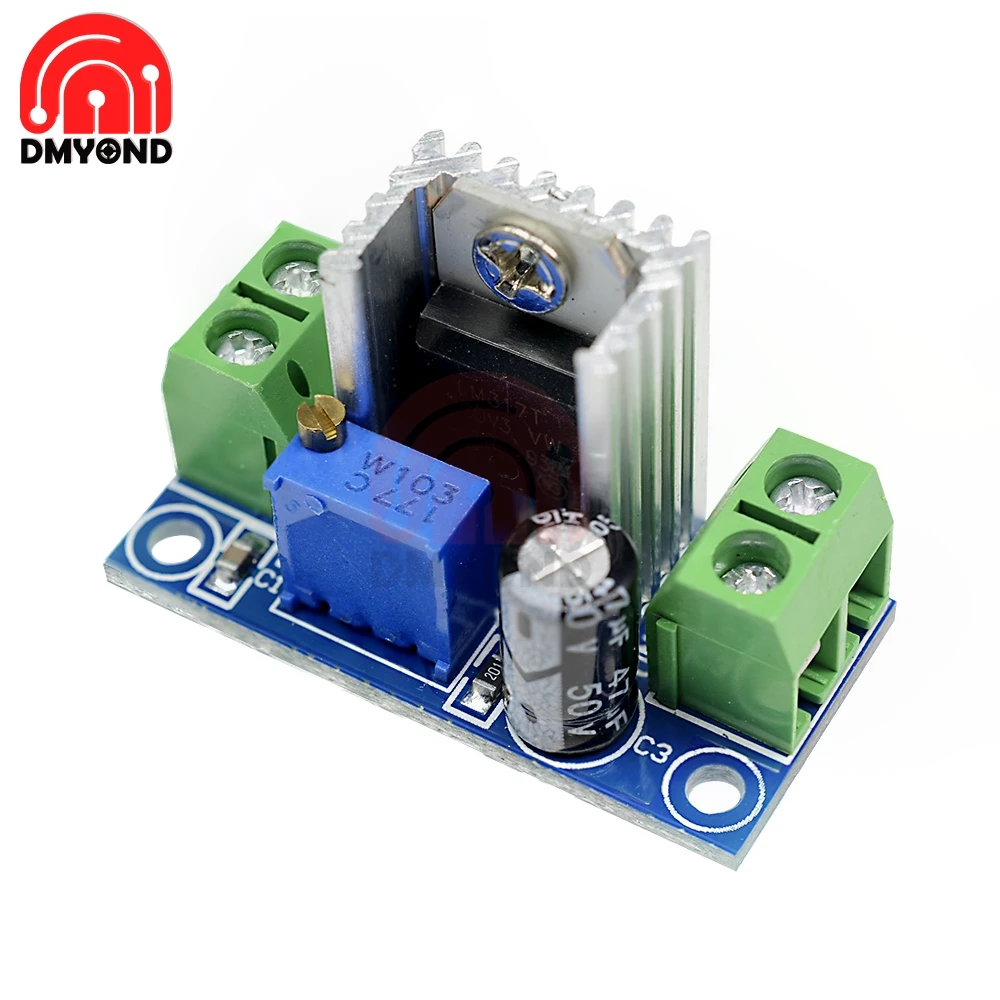 

LM317 Module Adjustable Voltage Linear Regulator Power Supply LM317 DC-DC 4.2-40V To 1.2-37V Step Down Buck Converter Board