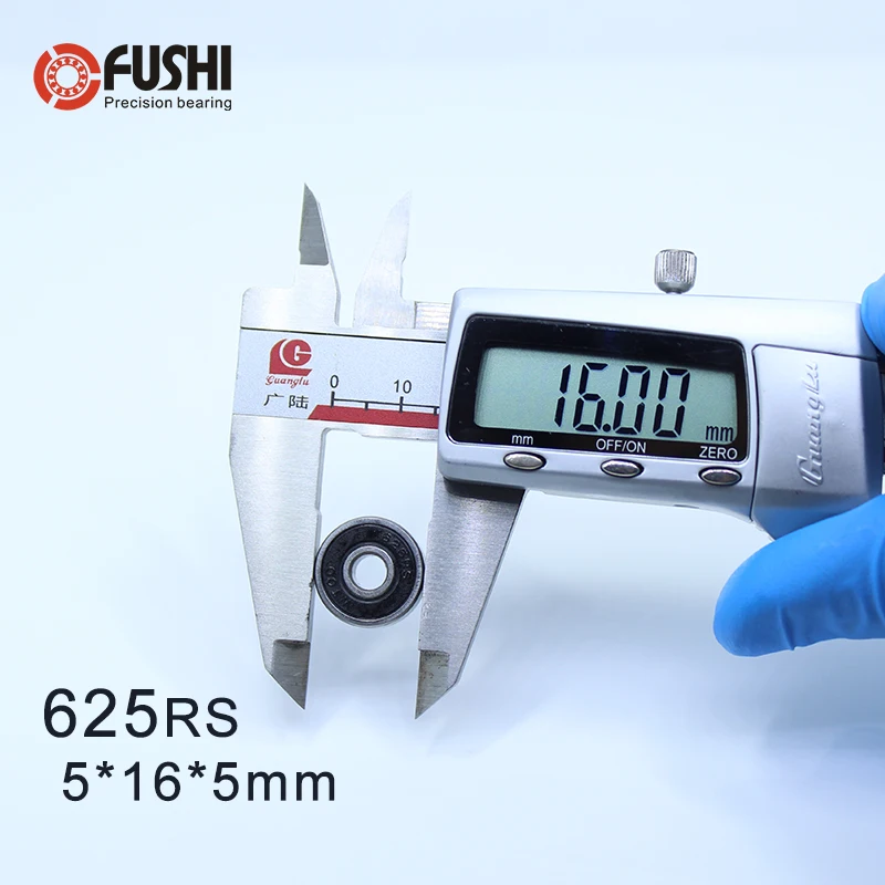 625RS подшипник ABEC-5(10 шт) 5*16*5 мм миниатюрные герметичные 625-2RS шарикоподшипники 625 2RS для VORON Mobius 2/3 3d принтер