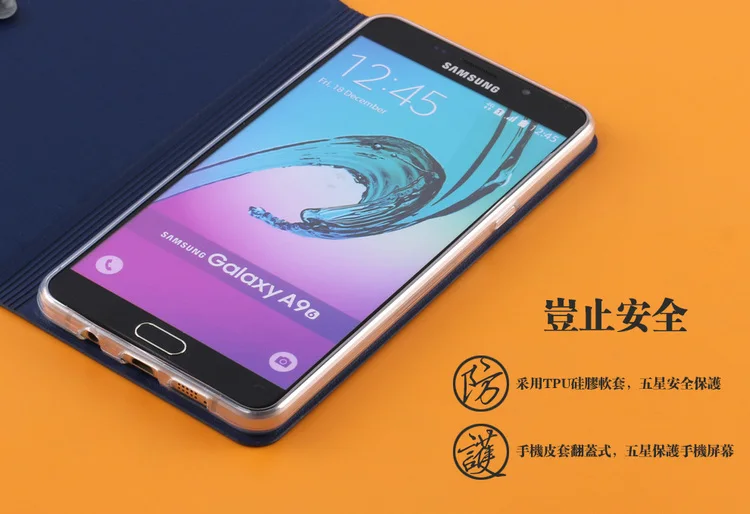 5 цветов, модный кожаный чехол-книжка для samsung Galaxy A5() A5100 A510F, брендовый чехол для телефона, чехол