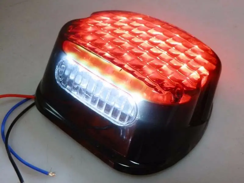 Для Harley Dyna Road King Electra Glide XL 833 1200 Fat Boy FLSTF ночной поезд FXSTB LED дымовой задний стоп