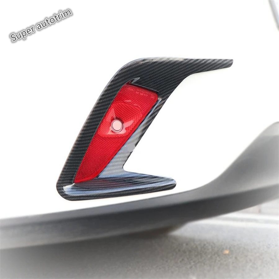 

Lapetus Accessories Exterior Rear Fog Lamp Lights Frame Cover Trim ABS Fit For Ford Focus 2019 2020 Sedan Bright / Carbon Fiber