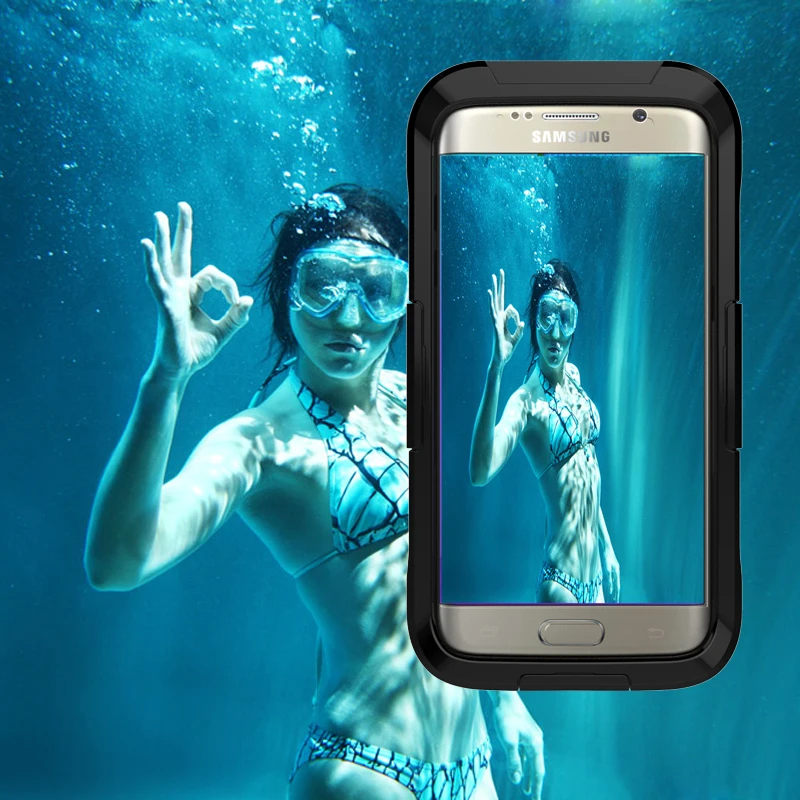 Водонепроницаемый Чехол ударопрочный гелевый для сенсорного экрана Samsung Galaxy S8 S9