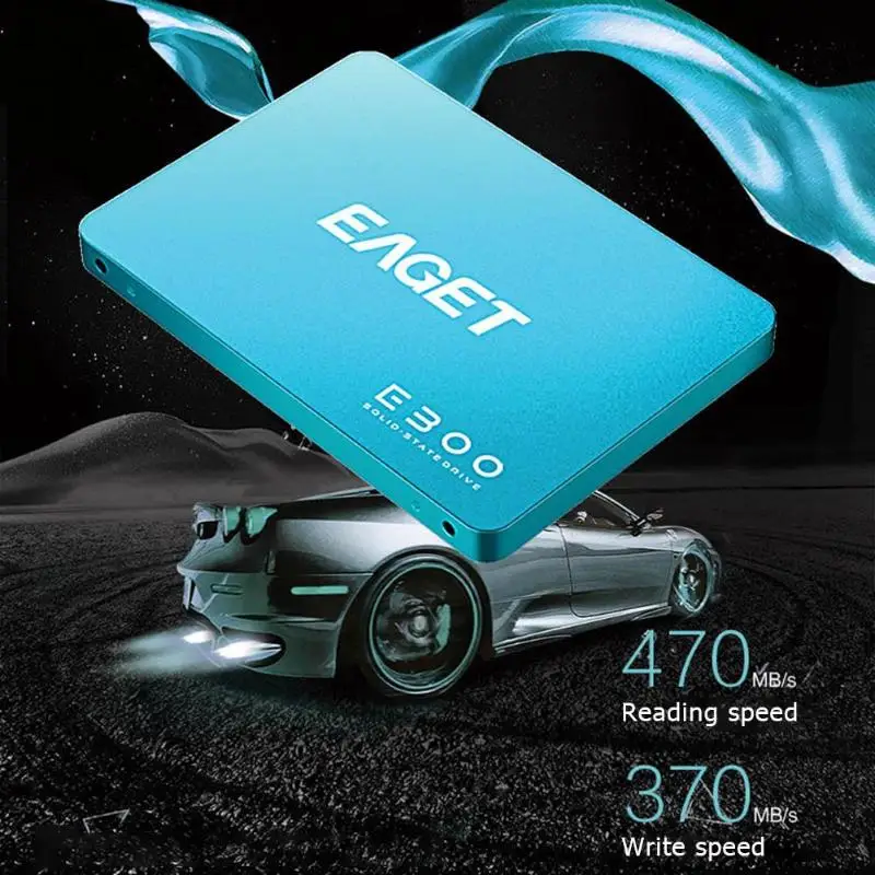 EAGET E300 2,5 дюйма 120/240/480/960 ГБ SSD 470 МБ/с. твердотельный накопитель для ноутбука, настольного компьютера, компьютер Внутренний SATA 3,0 жесткие диски SSD