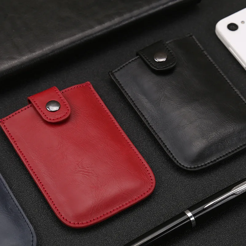 2019 Новый тонкий кошелек RFID защита ID держатель для кредитных карт s PU кожаный