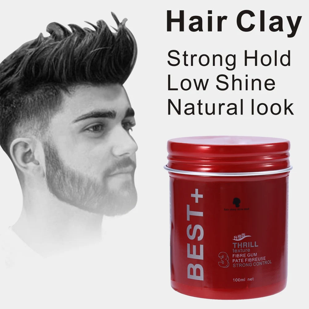 Matte Styling Clay For Men Strong Hold Hairstyles Finished Daily Use Molding Cream Long Lasting Hair Wax Care Products | Красота и