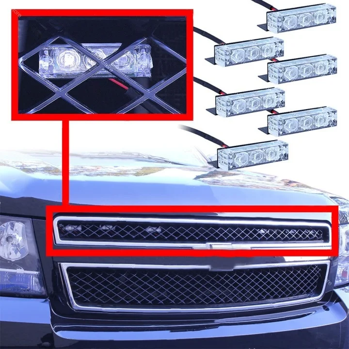 20 шт./лот 18 LED Янтарный Автомобиль Грузовик Лодка вспышка стробоскоп аварийный
