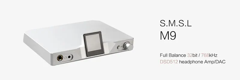 SMSL M9 32 бит/768 кГц DSD512 XMOS HiFi ЦАП Декодер USB/оптический/коаксиальный усилитель для наушников AK4490 x 2 ЦАП чип TPA6120A2 x 2 HPA