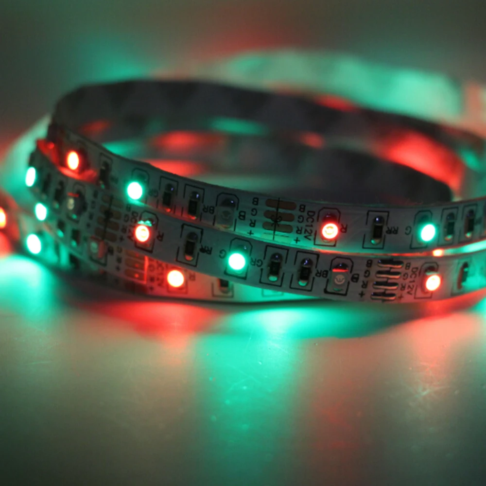 50 см 1 м 2 3 4 5 USB Светодиодная лента в 3528 SMD не водонепроницаемый RGB гибкий ТВ фон