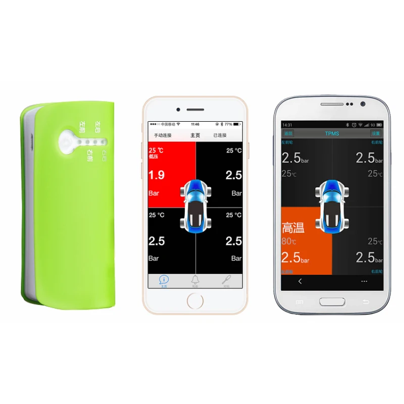 CARCHET Авто Bluetooth TPMS для Iphone Andriod телефон Беспроводная система контроля давления в