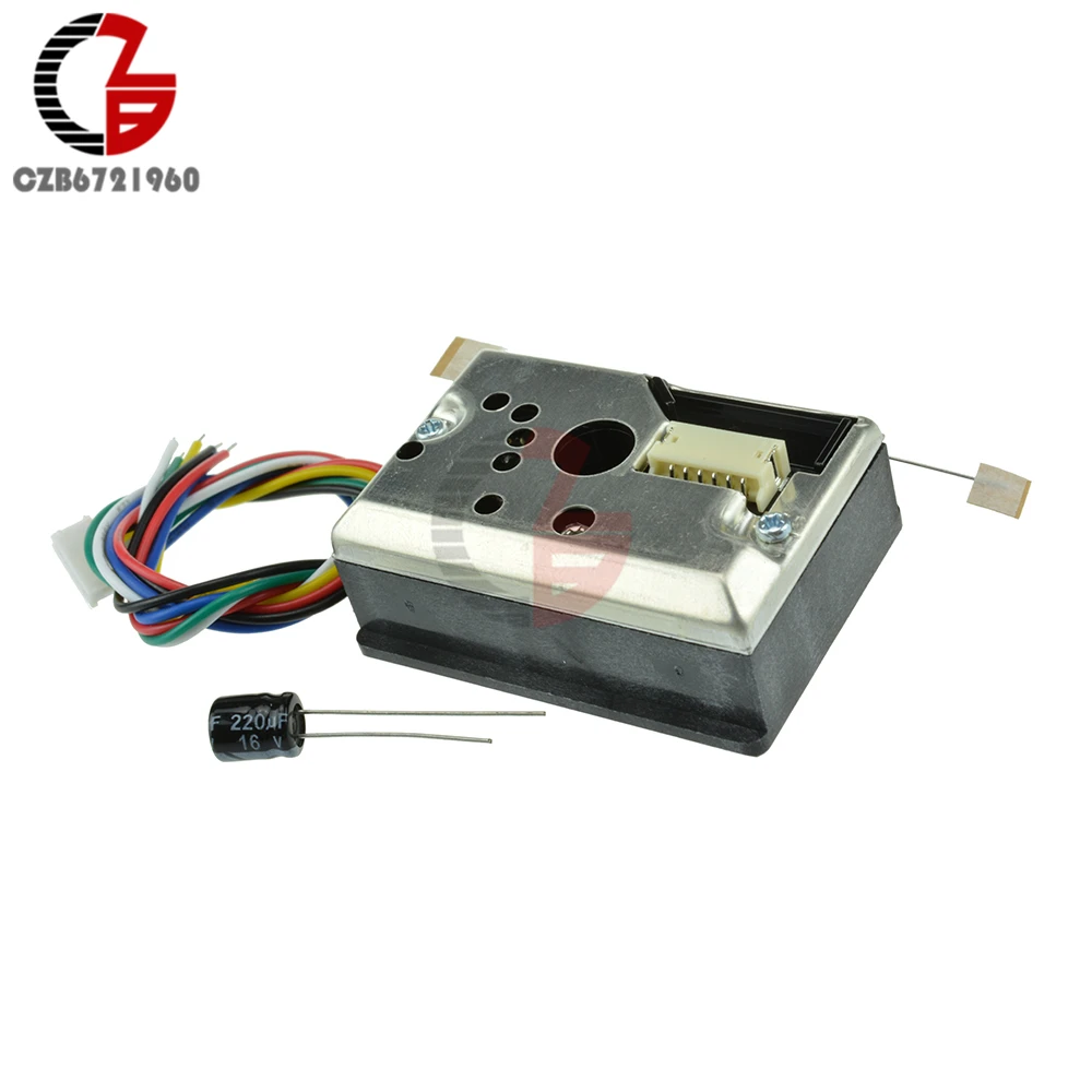 GP2Y1010AU0F Компактный Оптический датчик пыли дыма с кабелем Новинка|sensor smoke|sensor