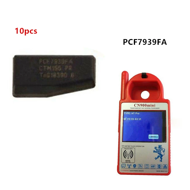 Keyecu 10 шт. PCF7939FA 128 Bit углеродный чип транспондера HT Pro для Ford|Ключ от авто| |